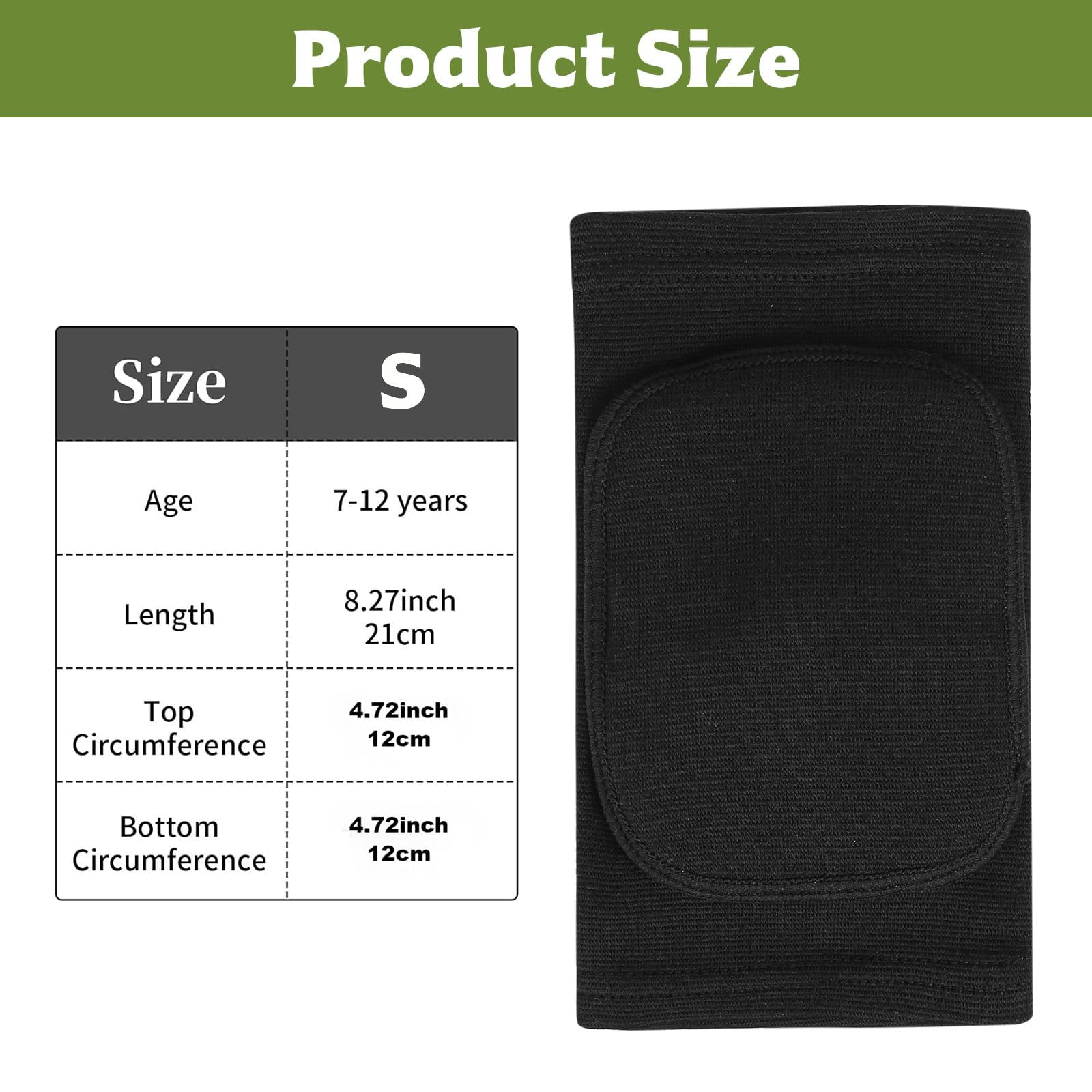 SUQ Kniebeschermers, Elastisch Zachte Katoen Kniebeschermers, Spons Pad, Bescherm Knie, Schok Absorbtie, Anti-botsing, Kniesteun voor Uniseks, Sport, Dansen, Volleybal(L is geschikt voor 120-180 pond