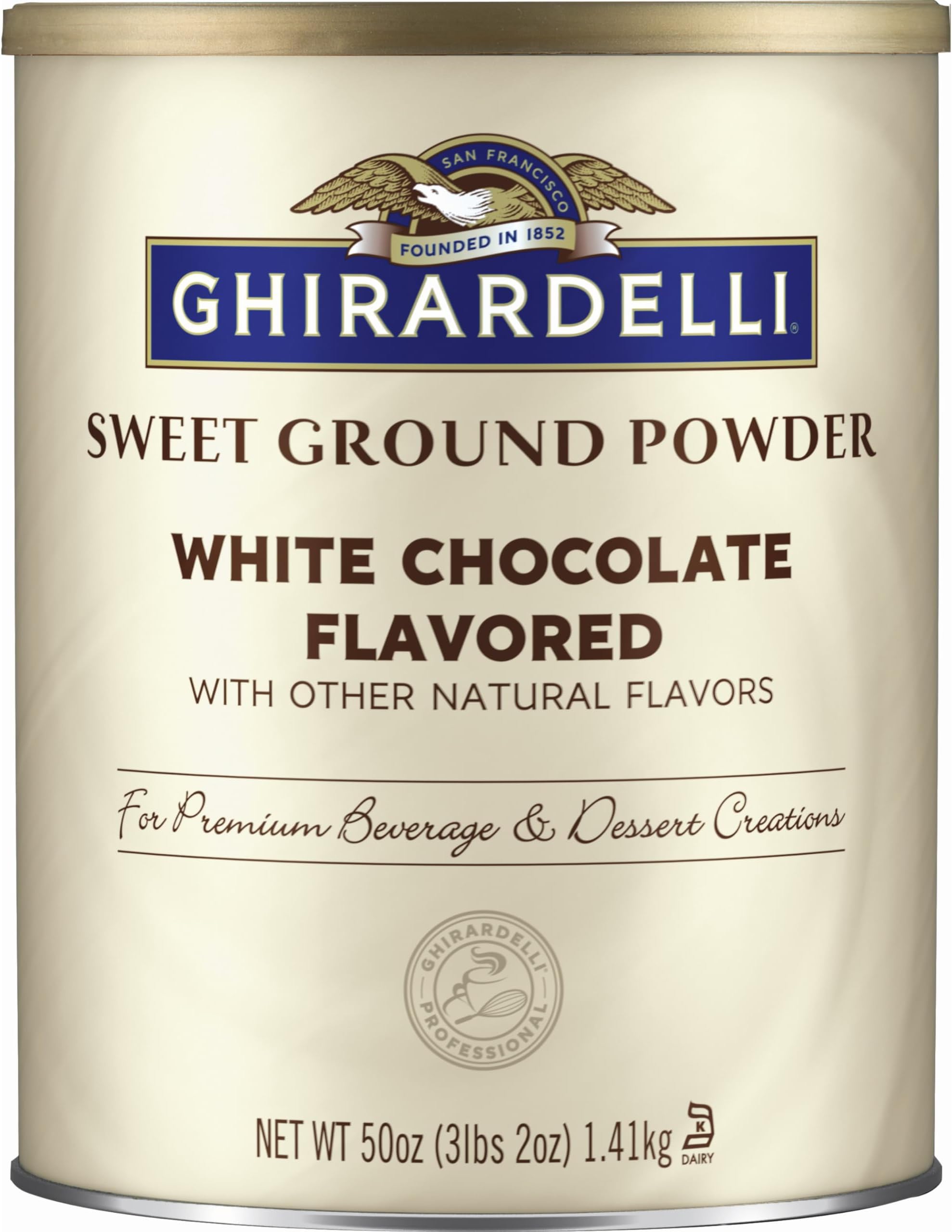 Sweet Ground White Chocolate Flavor Beverage Mix (50oz Canister)