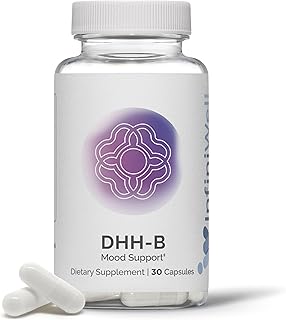 InfiniWell DHH-B Mood Support Supplement - 20x More Potent Than Standard Magnolia Bark Extract - Promote Relaxation, Calm, Cognitive Clarity & a Healthy REM Sleep Cycle (30 Capsules)