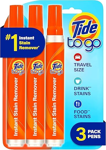 Tide To Go Instant Stain Remover Liquid Pen, 3 Count, Fresh