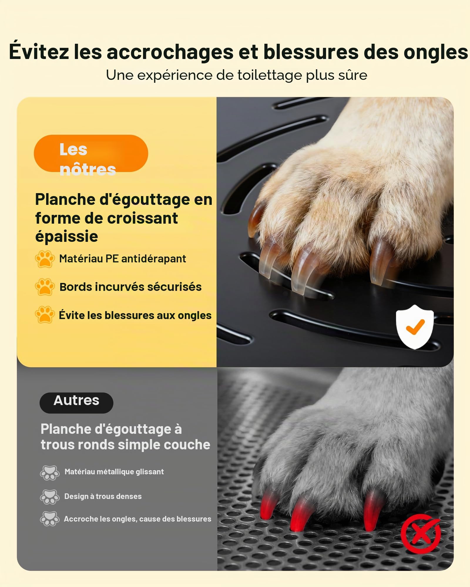 VEVOR Baignoire de Chien Acier Inoxydable, Baignoire de Toilettage pour Animaux de Compagnie 127,5 cm Station de Lavage Chat, avec Rampe, Panneau Filtre à Eau, Robinet, Pommeau de Douche, Porte Droite