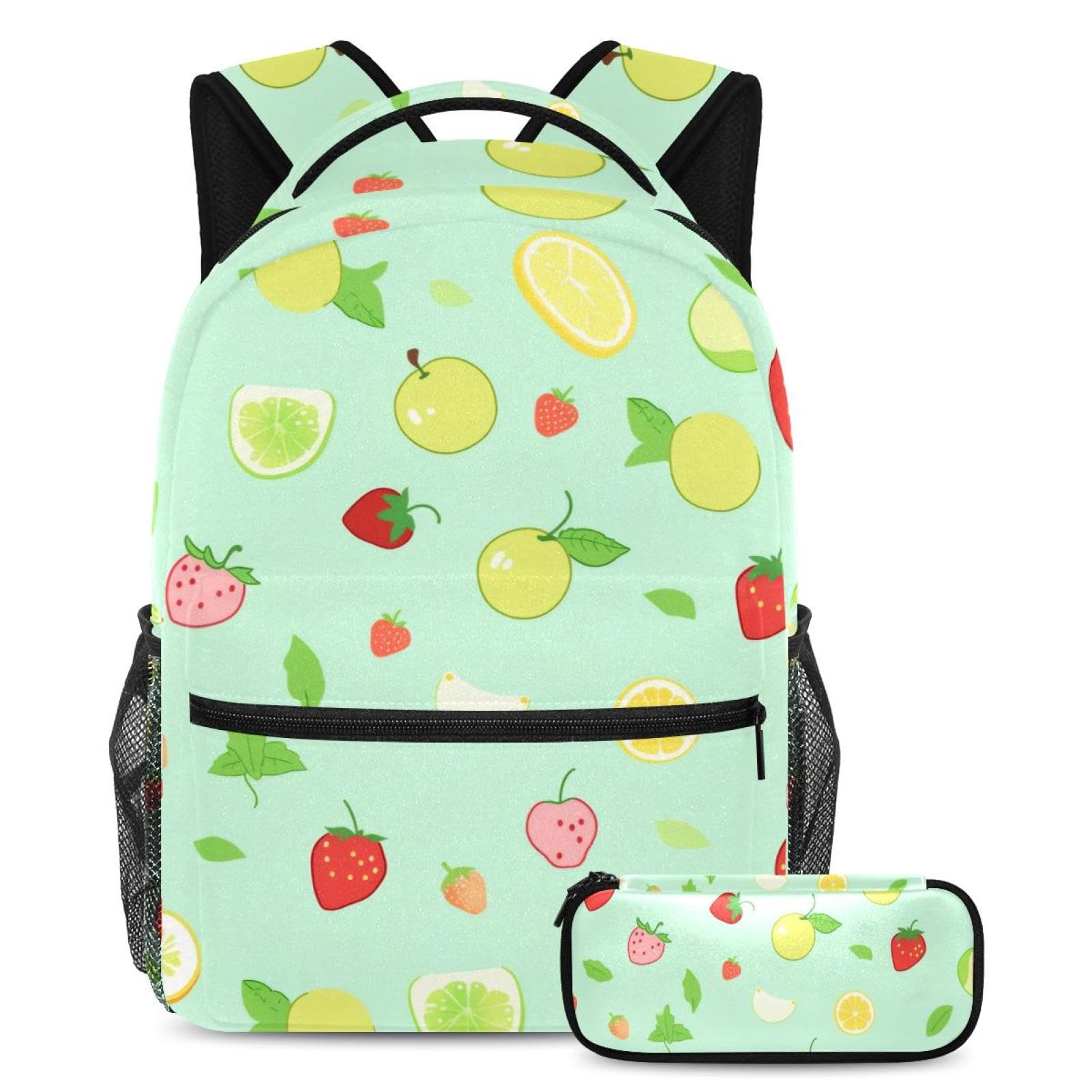 Sac à dos ergonomique et robuste multicolore avec trousse intégrée