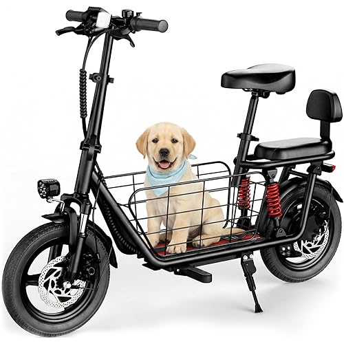850W/ 819W Peak Electric Scooter with Seat, 20MPH & 25/40 Miles Range, Dual Suspension, Cruise Control, 14"/ 16" Folding E Scooters with Key Start & Basket