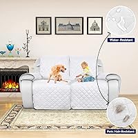 Vista 67 de PureFit Fundas de sofá reversibles resistentes al agua para sofá reclinable de 3 asientos, funda antideslizante para sofá de 3 cojines, protector
