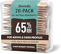Vista 13 de Boveda For Seasoning Two-Way Humidity Control Packs – 84% RH to Season Wood Humidifier Boxes – Size 60 – 12 Pack – Individually Wrapped Seasoning