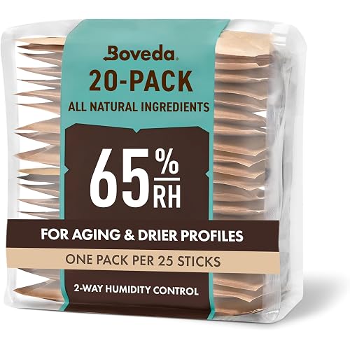 Boveda 65% Two-Way Humidity Control, Long-Term Storage, 20 Count, Size 60