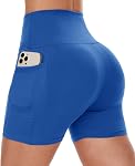 CAMPSNAIL Workout Biker Shorts Women with Pockets - 3"/5" High Waisted Spandex Booty Tummy Control Gym Yoga Shorts