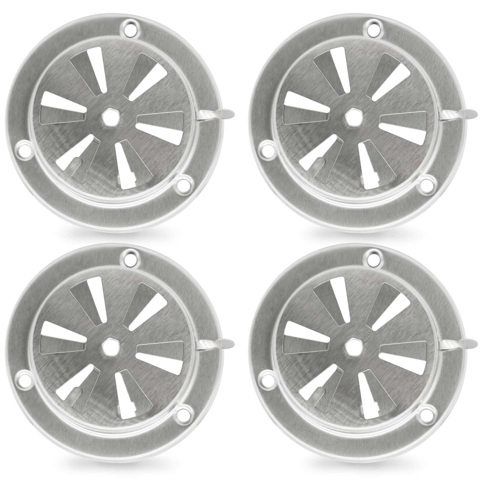 Grille d'aération pour barbecue et fumoir en inox, parfaits clapets pour réussir vos grillades