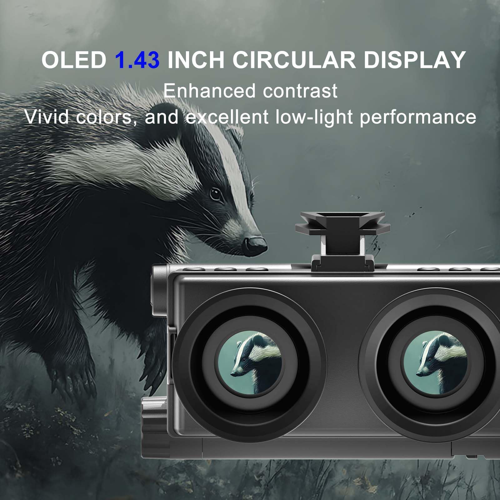 4K Digital Infrared Head Mounted Night Vision Goggles per adulti, occhiali termici tattici militari binocoli per visione notturna con scheda di memoria 32G