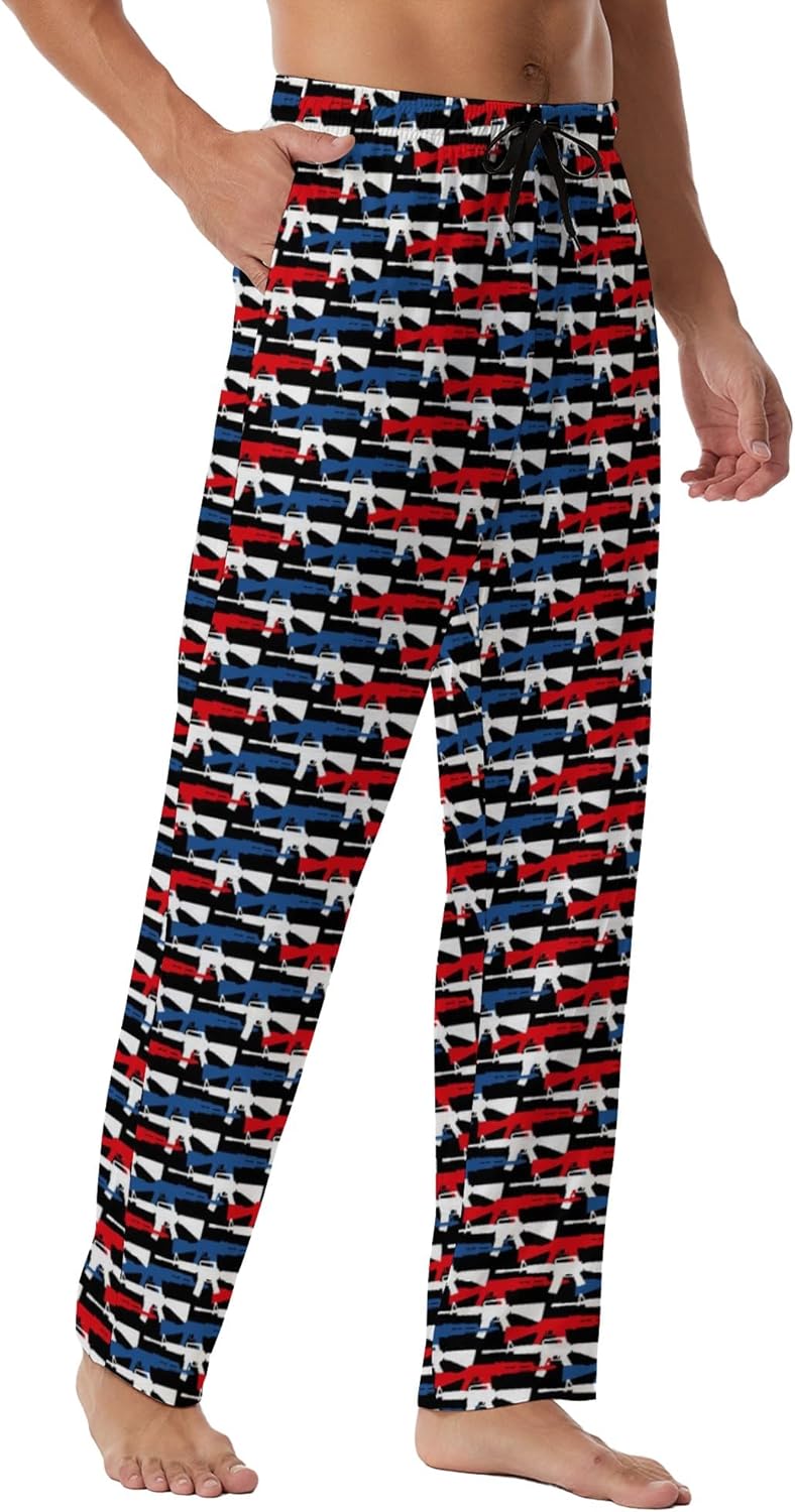 Pajamas Pants For Men Pj Lounge Sleep Pant Loungewear Sleepwear Pjs Pijamas Gifts - Image 2