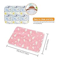 Vista 2 de Maveek - 2 cambiadores de pañales para bebé, 19.7 x 27.6 pulgadas, impermeable, reutilizable, multifuncional, lavable, para el hogar y al aire libre