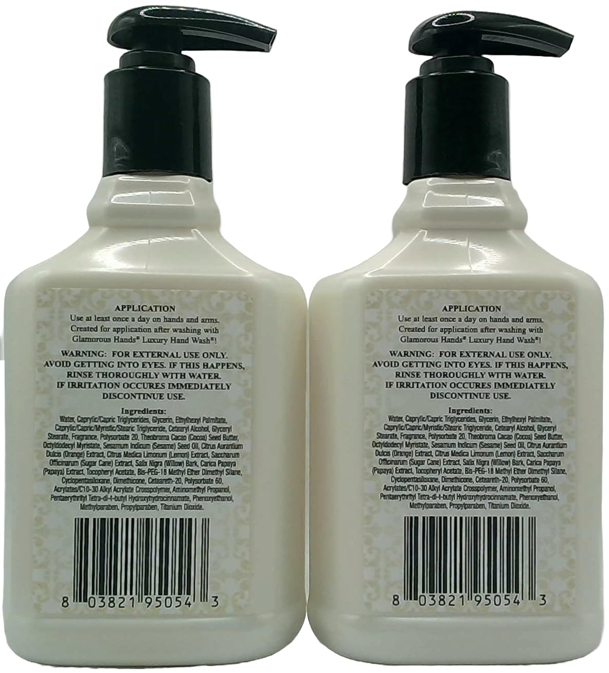 Tyler Hand Lotion - Glamorous Personal Care Products by Tyler Candle, 8 Fl Oz (Pack of 2), White