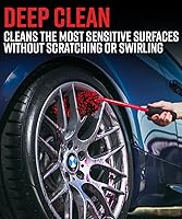 Vista 5 de Adam's Polishes Cepillo de limpieza de ruedas angular para detalles - Cepillo de limpieza de ruedas para coche Uso con limpiador de ruedas