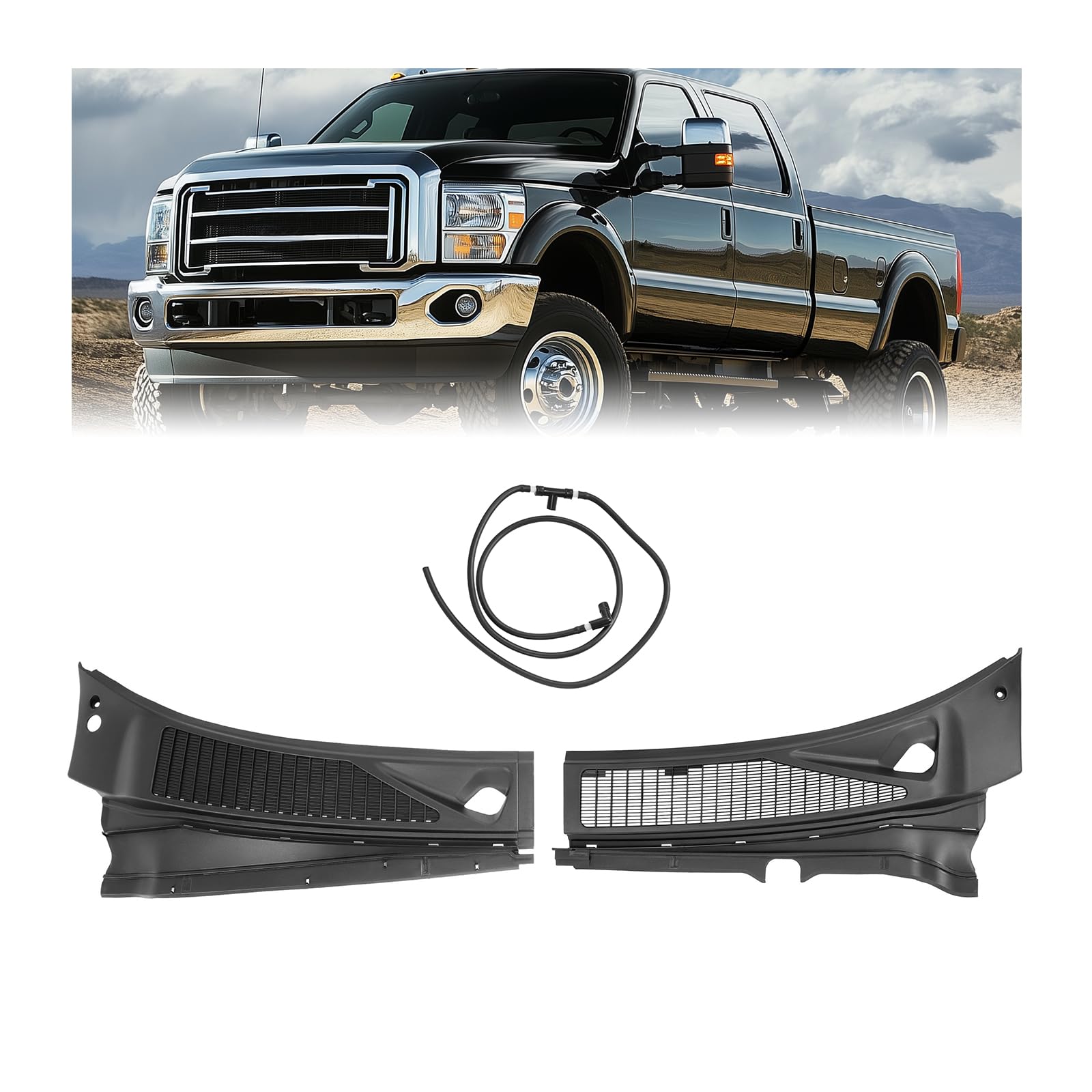 Amazon.com: JMTAAT Windshield Wiper Cowl Panel Grille