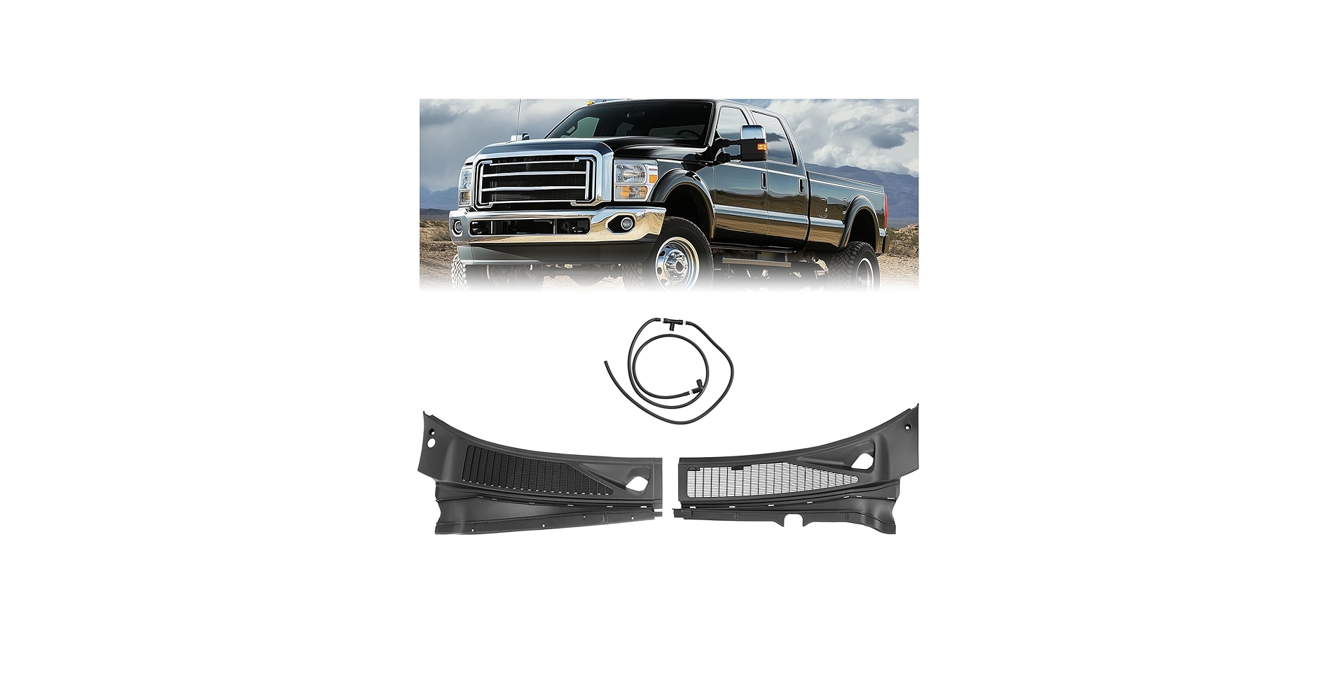 Amazon.com: JMTAAT Windshield Wiper Cowl Panel Grille