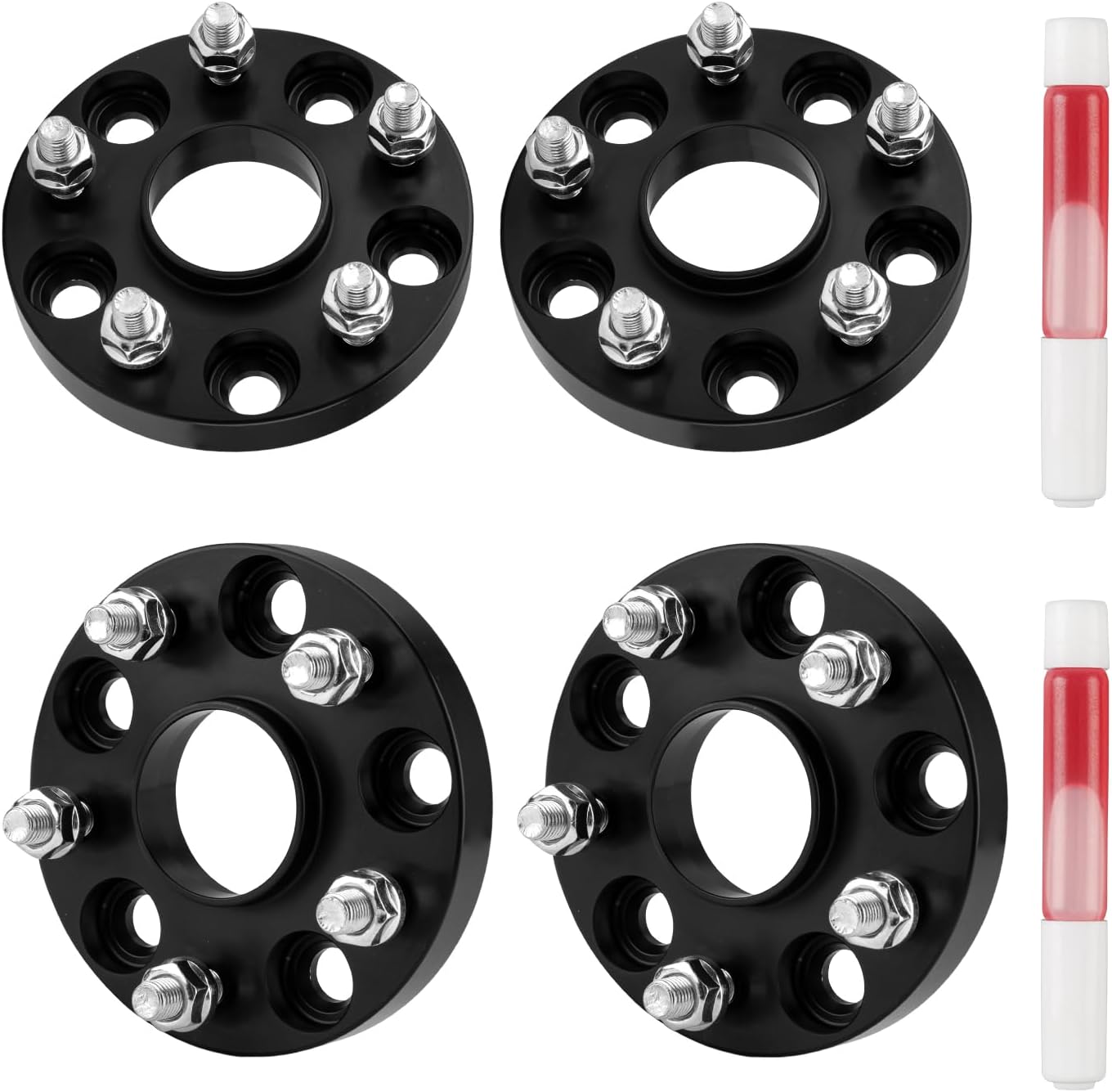 SIZZER 0.75 inch 5x4.5 Hub Centric Wheel Spacers M12x1.5-60.1mm Wheel Adapters for Highlander, Avalon, Camry, GS300, IS350, IS250, GS350, Solara, MR2, IS300, Supra, LS400, LS430, NX200t, NX300, 4pcs