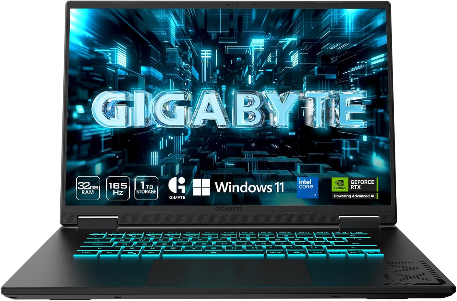 GIGABYTE – Gaming A16 PRO Gaming Laptop – 165Hz 2560×1600 WQXGA – NVIDIA GeForce RTX 5080 – Intel Core Ultra 7 240H – 1TB SSD with 32GB LPDDR5X RAM – Windows 11 Home (Gaming A16 PRO DYHG5USCC4SH)