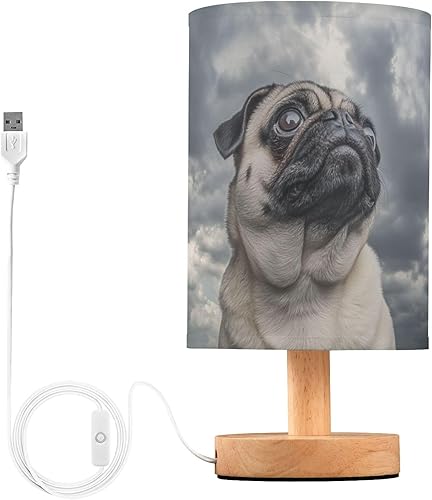 Miniatura 15 de Lámpara de mesa para tabla de surf, palmera en playa tropical, lámpara retro de verano con base de madera, lámpara de tela, lámpara de mesita