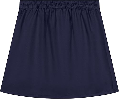 Miniatura 3 de Nautica Falda plisada para patineta con pantalones cortos, cintura de punto para uniforme escolar para niñas