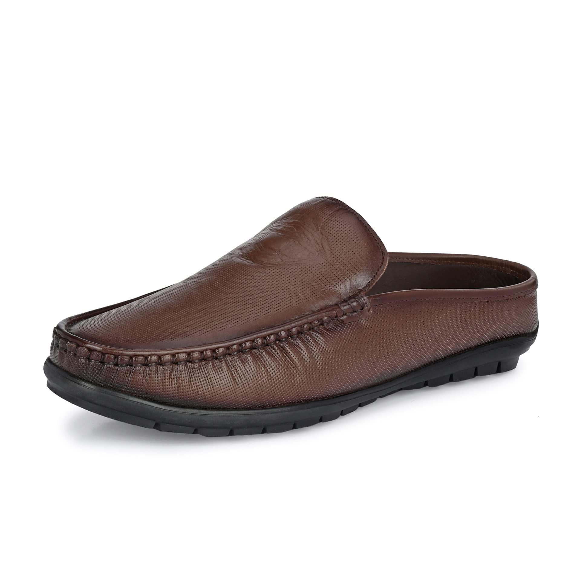See full amazon price history chart for HITZ Mens Brown Leather Half Shoes Flat Mule Loafers - 6 HITZ Mens Brown Leather Half Shoes Flat Mule Loafers - 6 (B084B15KR5) Amazon Price History, Amazon Price Tracker