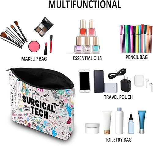 Miniatura 4 de G2TUP Regalo de tecnología quirúrgica, bolsa de maquillaje para tecnólogo quirúrgico, bolsa de cosméticos de apreciación tecnológica, regalo para