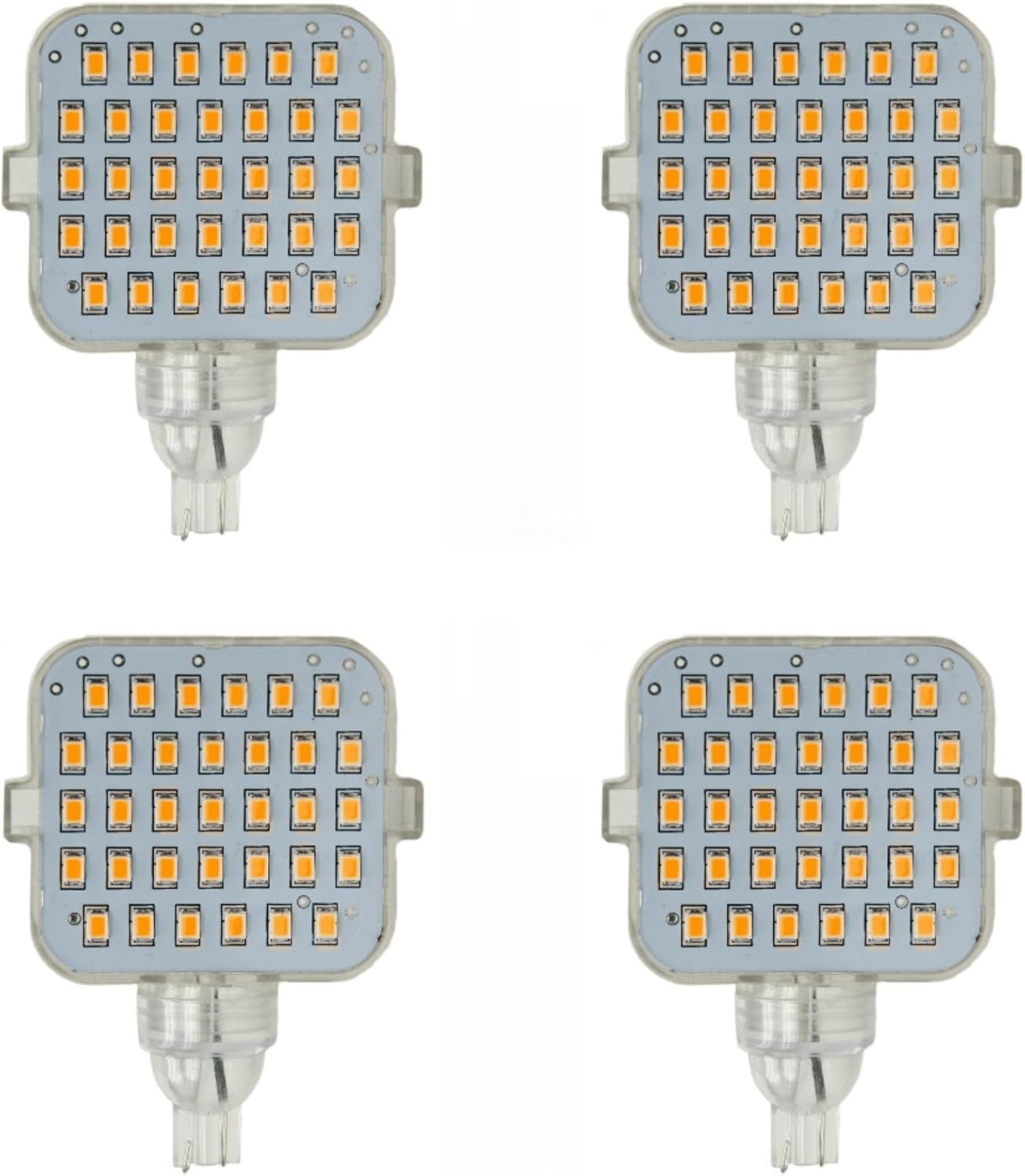 NK-921-350WW LED Replacement EMI Suppressed Vented Bulb, Wedge T5 Base – i.e. (921 Type), 350 Lumen 8-20Volts Warm White (8 Pack)