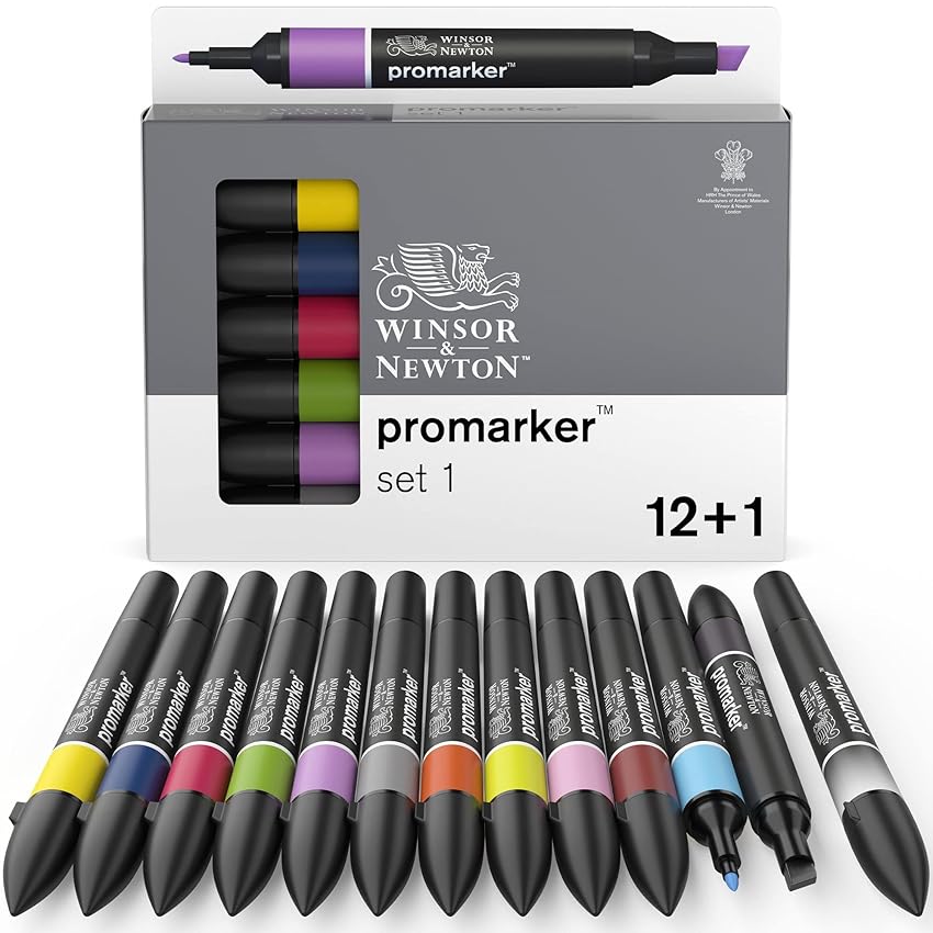 Winsor & Newton ProMarker - 12+1 Pennarelli Set 1