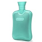 HomeTop Premium Classic Rubber Hot Water Bottle (Mint Green)