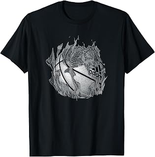 adidas Badge of Sport Basketball On Fire Graphic T-Shirt