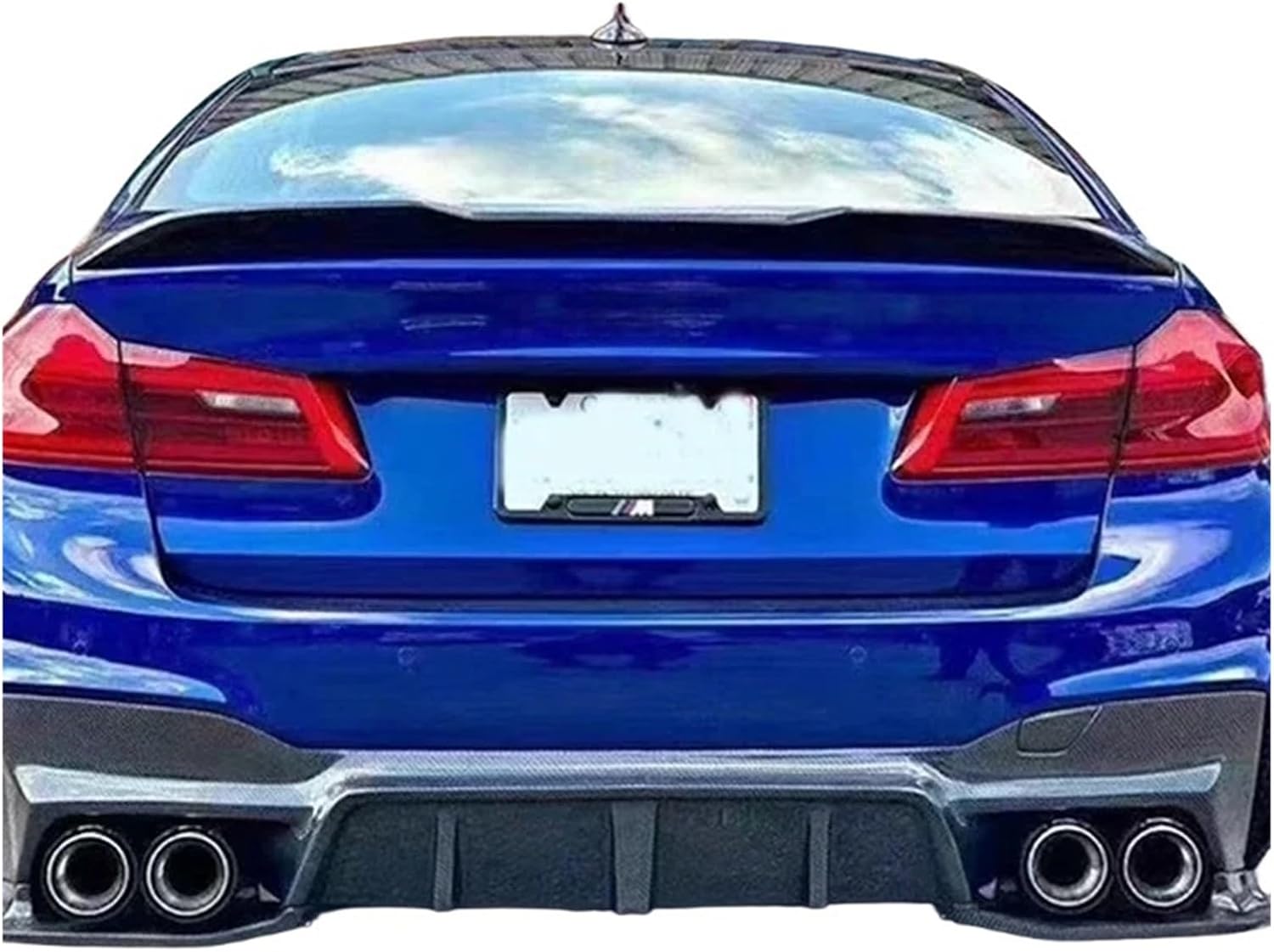 Compatible For BMW G30 F90 M5 M5+ 2017-2023 Pro/PSM Style Rear Trunk Roof Spoiler Lip Wing Body Kit Car Styling Accessories(Unpainted)
