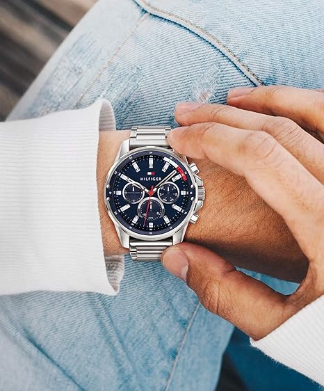 Tommy Hilfiger Mens Multi Dial Quartz Watch Mason : Amazon.com.au:  Clothing, Shoes \u0026 Accessories