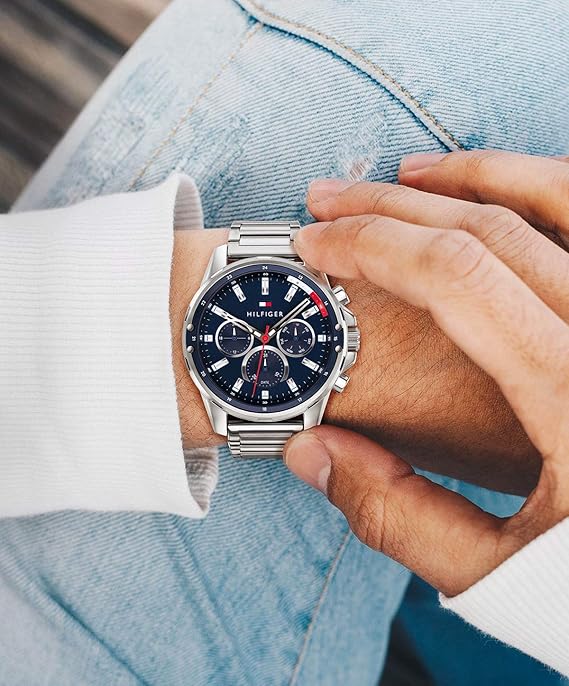 Tommy Hilfiger Mason Mens Watch (1791793) Black | WatchShop.com™