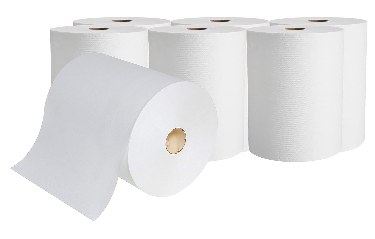 A World of Deals High Capacity White Paper Towels 10"X800' (Packed 6 Rolls) Premium Quality Fits Touchless Automatic roll Towel Dispenser
