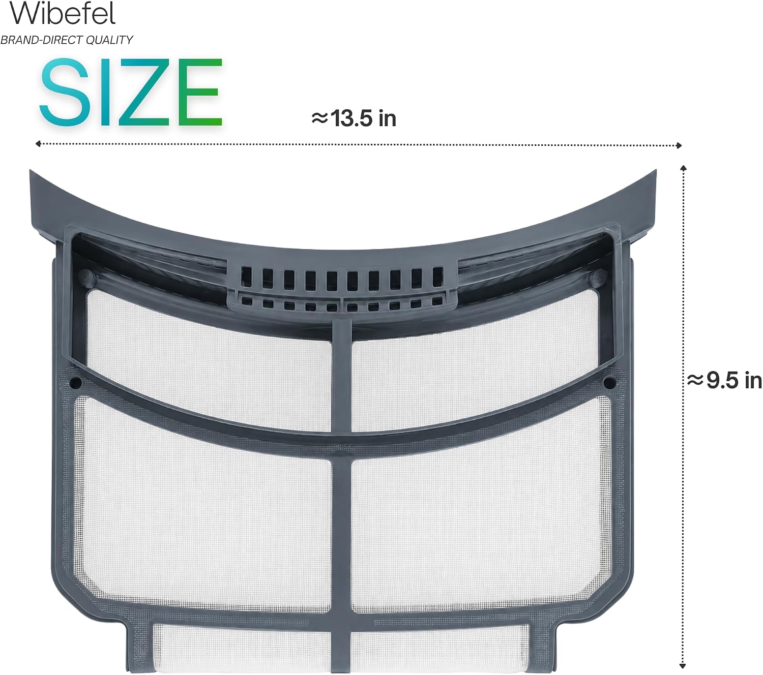 Dryer Lint Filter Trap Screen Replacement for GE GFD55ESSN0WW GFD55ESSN1WW GFD55ESSN2WW GFD55GSSN1WW GFD55GSSN2WW GFD65ESPN1SN GFD65ESPN0SN GFD85ESPN1RS GFD85ESPN0RS GFD55GSSN3WW PFD95ESPT0DS