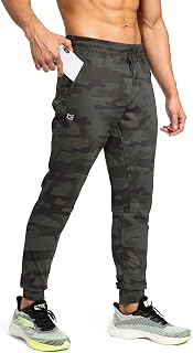 G Gradual Men's Sweatpants with Zipper Pockets, Tapered Athletic Joggers