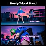 SmallRig 59" Selfie Stick Tripod for GoPro Hero 12/11/10/9, for DJI Action 4/5 Pro, Invisible for Insta360 X4/X5 Panoramic Camera, Extension Pole Adjustable Handle Grip for Action Camera, VT-08 5284