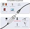 Cable de audio para micrófono J&D USB C a XLR, cable trenzado USB C a XLR hembra para grabación de audio y micrófono dinámico, compatible con iPhone 15/15 Plus/15 Pro/15 Pro Max y MacBook, 6.6 pies 7