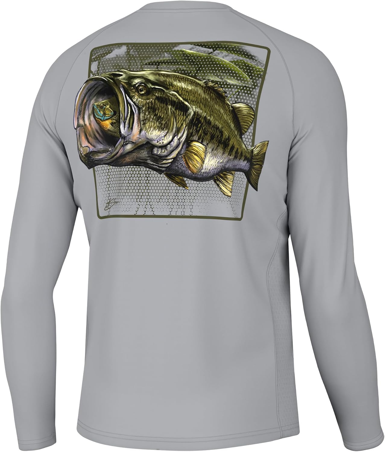 HUK Men's Kc Scott Graphic Pursuit Shirt, Performance Fishing Shirt