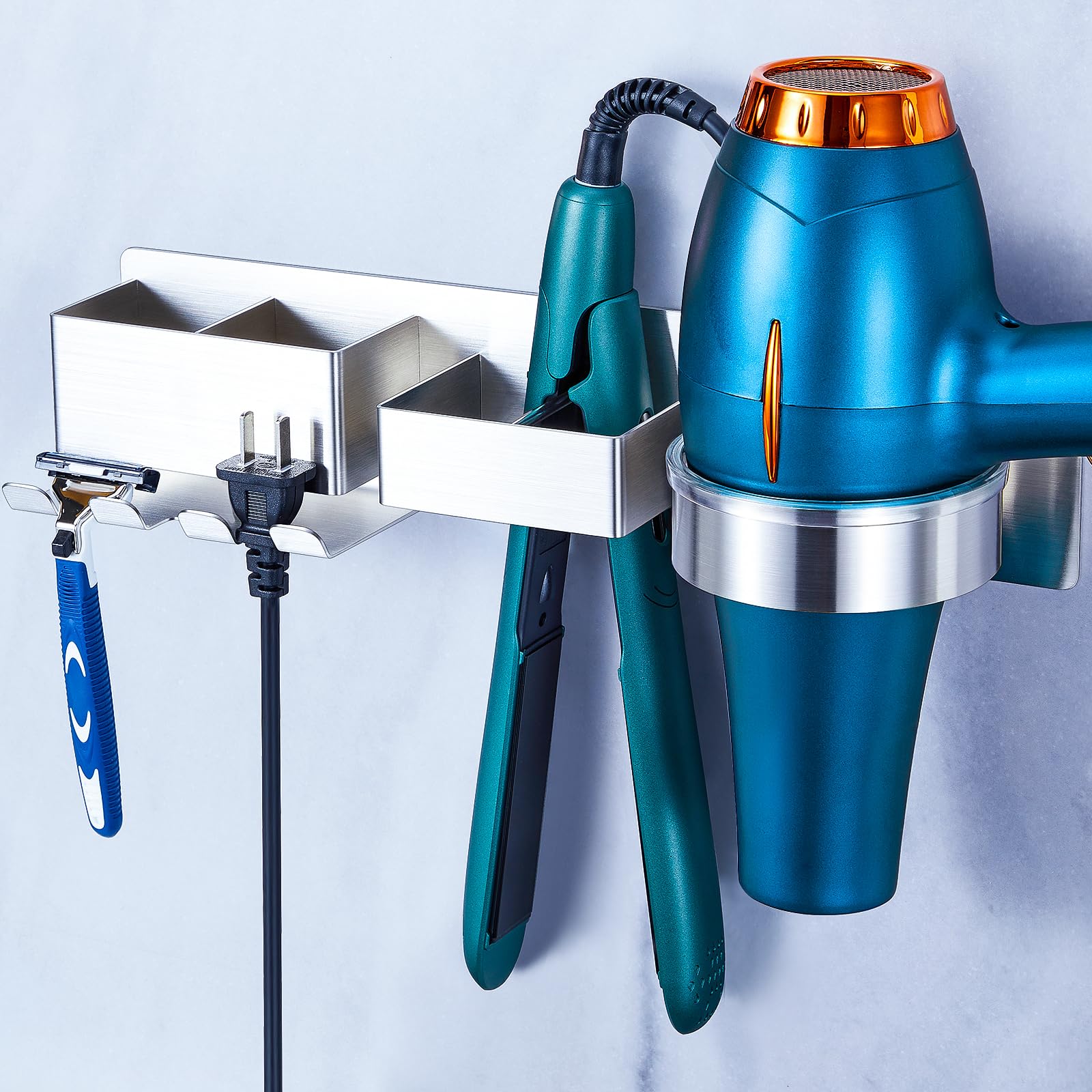 Support Mural Seche Cheveux Porte Sèche Cheveux Porte Seche