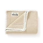 mimixiong Cotton Baby Blanket Gender Neutral Nursery Swaddling Blanket for Shower Gift Registry for Baby Camel 40 x30 Inch