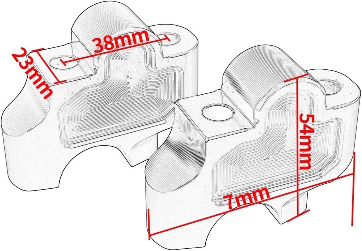 HLKNPG（ハッピー） オートバイ ハンドルバー ライザーに適合するホンダ レブル CM CMX 300 500 1100 ハンド