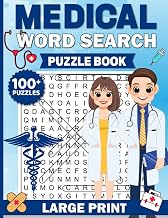 Medical Word Search Puzzle Book for Seniors, Adults, and Teens - Large Print: Jumbo Word Seek and Find with Full-Page One-Sided Puzzles and Answers - ... Students, Doctors, Nurses, Paramedics & EMTs
