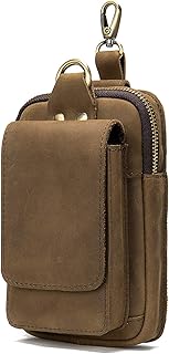 Borsa Clip Cintura per Smartphone, Borsetta Porta Cellulare Uomo, 6.5