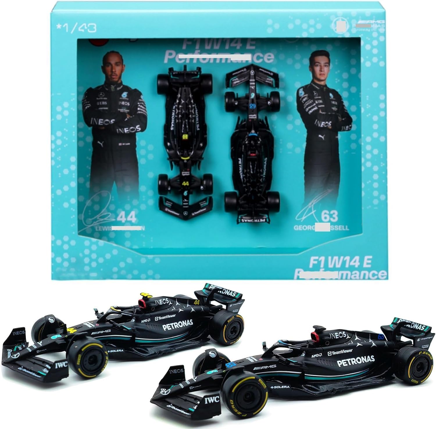 HTLNUZD 1/43 Racing Set F1 MCL60#4 Lando Norris British GP F1 MCL60#81 Oscar Diecast Racing Car Assembled Vehicles Alloy Adult F1 Collectors