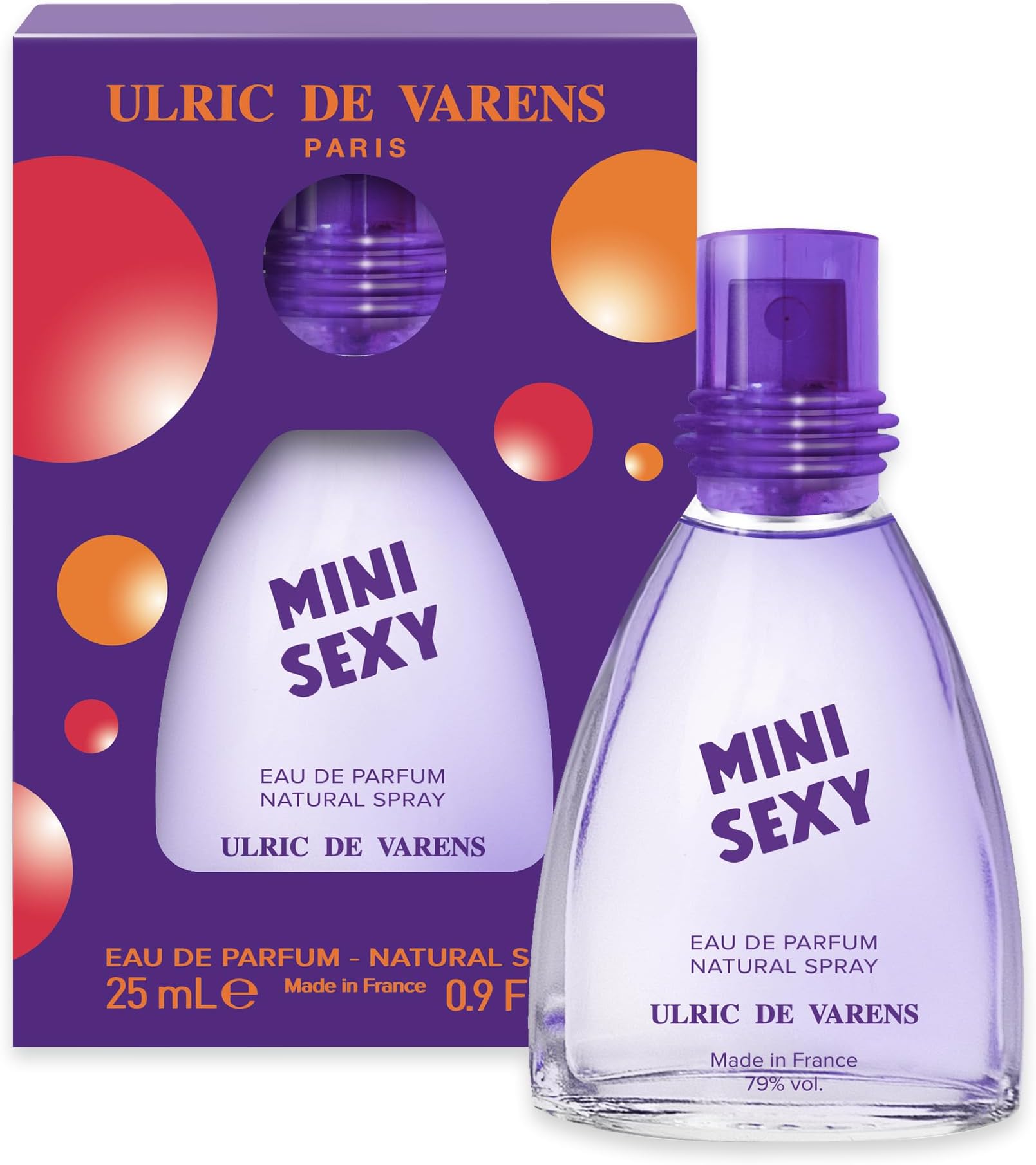 ULRIC DE VARENS - Mini Sexy Eau de Parfum - Floriental Et Gourmand - Women's Perfume - Spray - Made in France - 25 ml