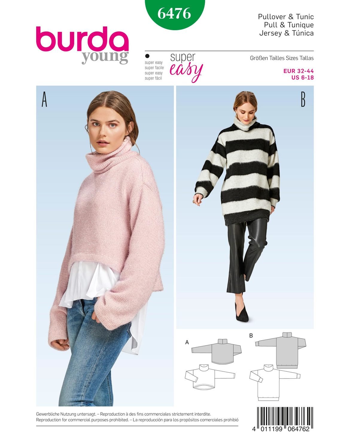 Burda Sewing Pattern 6476