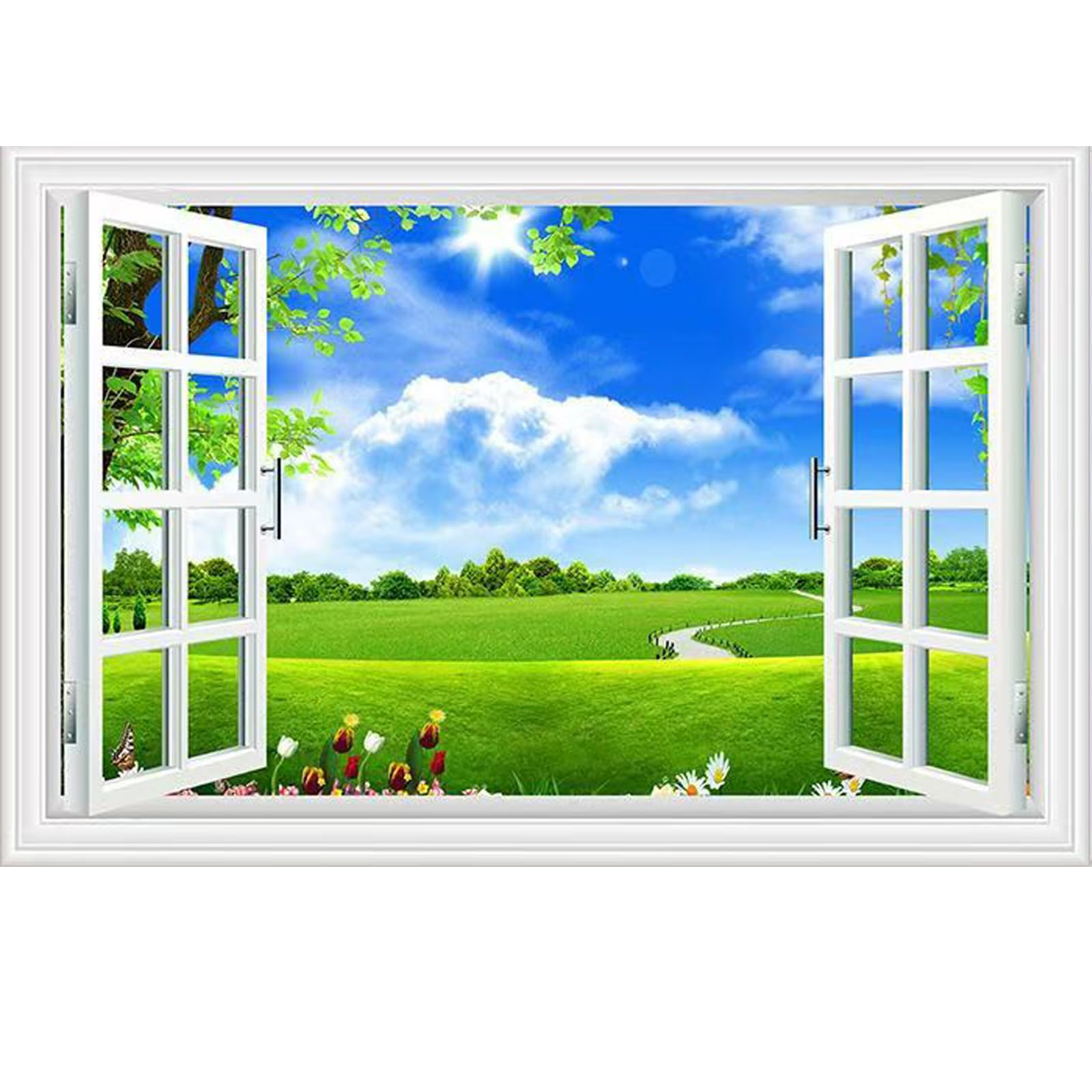 ✨ステッカー6【確認画面】✨　風景など Amazon.co.jp: Mestiker 青い水と水 自然風景 カモメ 風景 ウォール