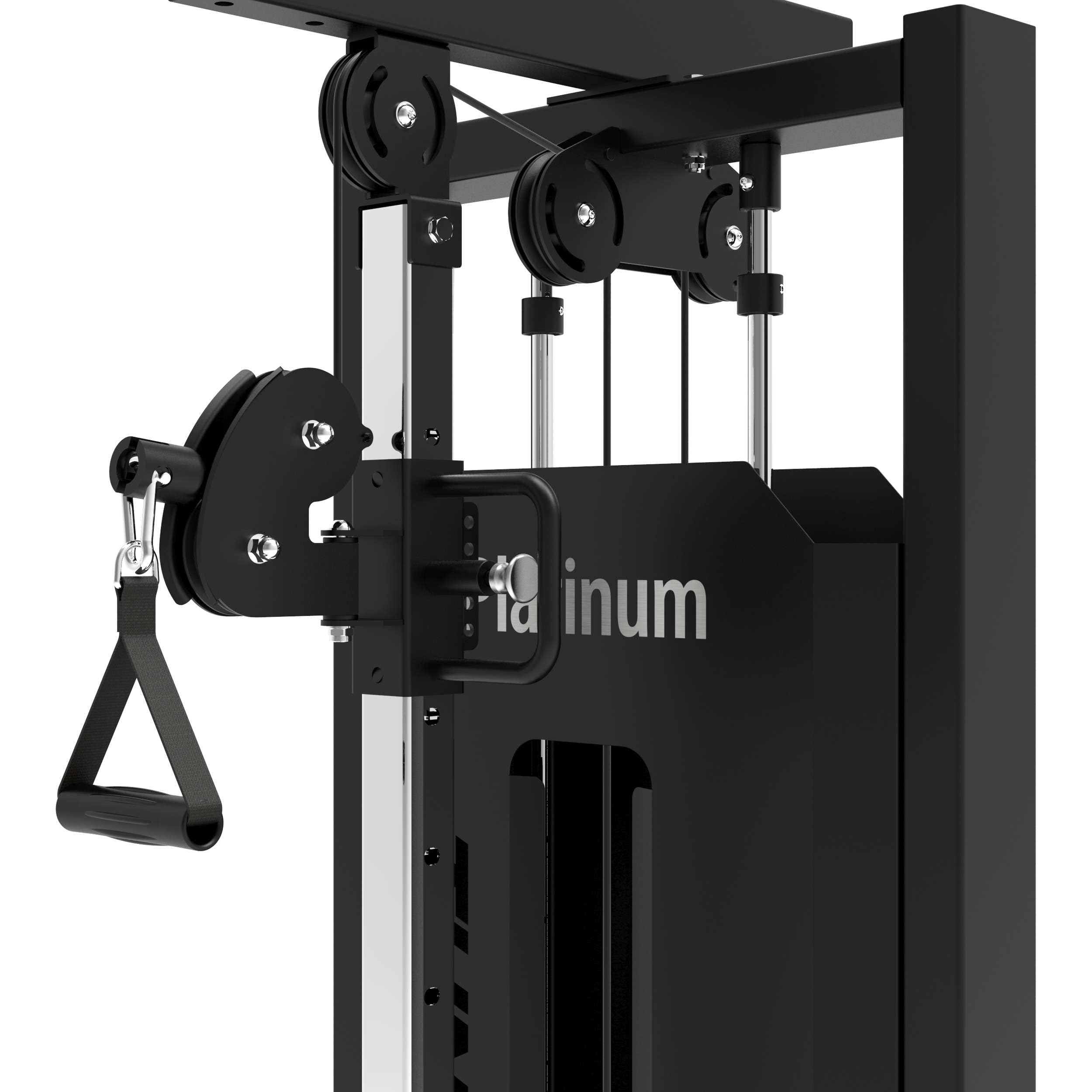 Tunturi Platinum Multi-/Single-Station Kraftstation – Fitnessgerät – Pin Loaded Heimtrainer – Mit Steckgewichten – V-Serie