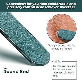 WSYUB Blackhead Tweezers,Upgrade Professional Facial Blackhead Remover Tweezers, Extraction Tools for Estheticians,Ingrown Hairs Tweezers