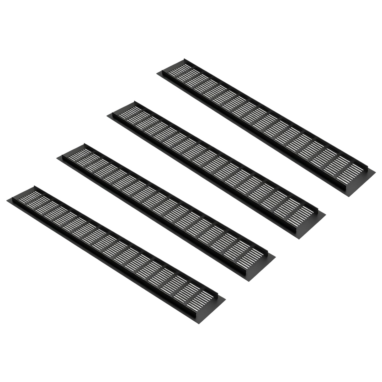 Msioytog A 4Pcs Rectangular Ir Vent Ventilation Grille Furniture Cabinet Ventilation Decorative Cover Wardrobes Fitting Enduring Wardrobe Shoe Cabinet Grids